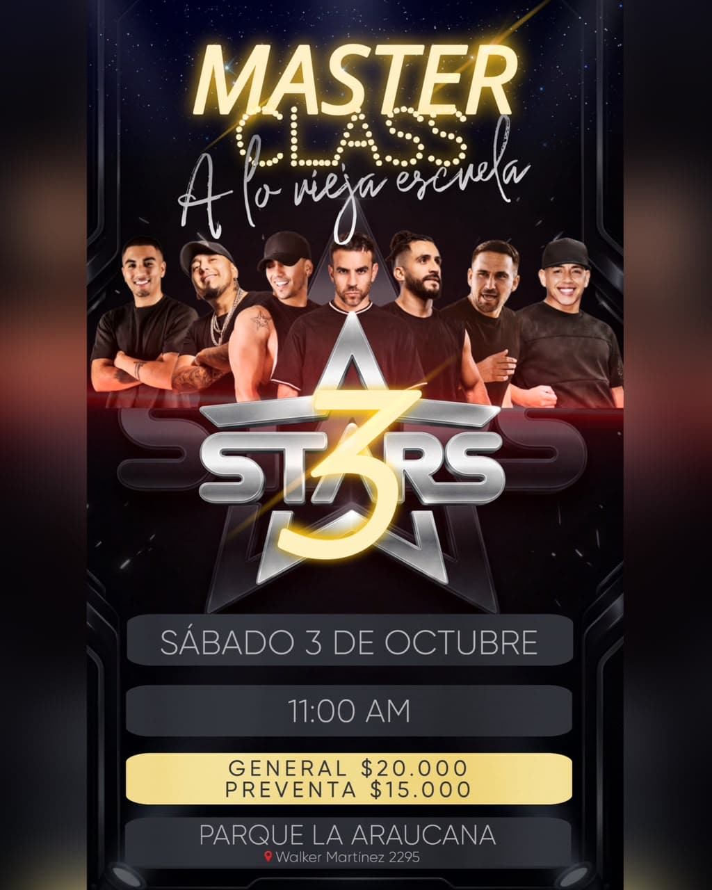 Afiche de Stars 3: "A lo vieja escuela"